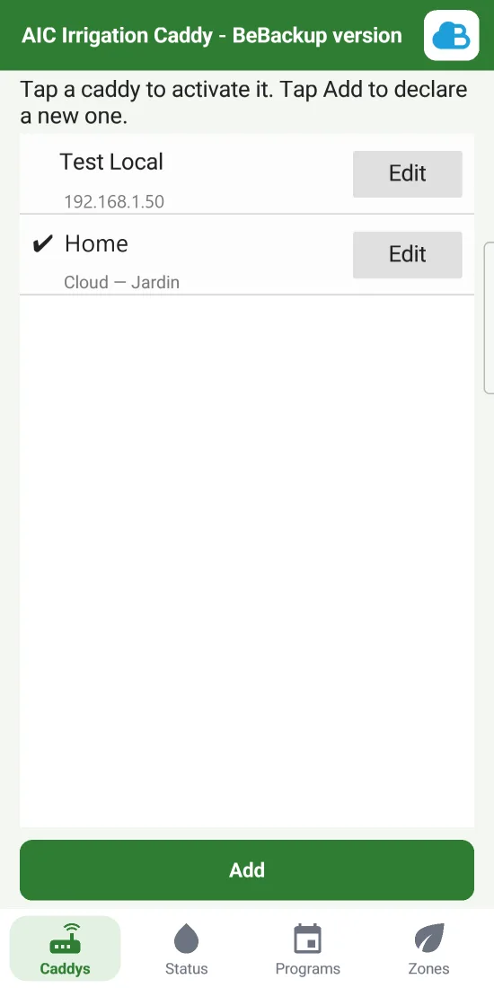 Several controllers on the same account